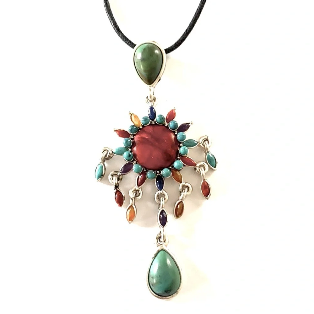 Western Bohemian‎ Jeweled Sunshine necklace choker